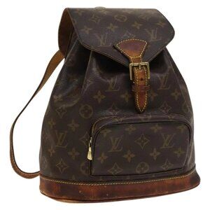 LOUIS VUITTON Monogram Montsouris MM Backpack M51136 LV Auth 134431